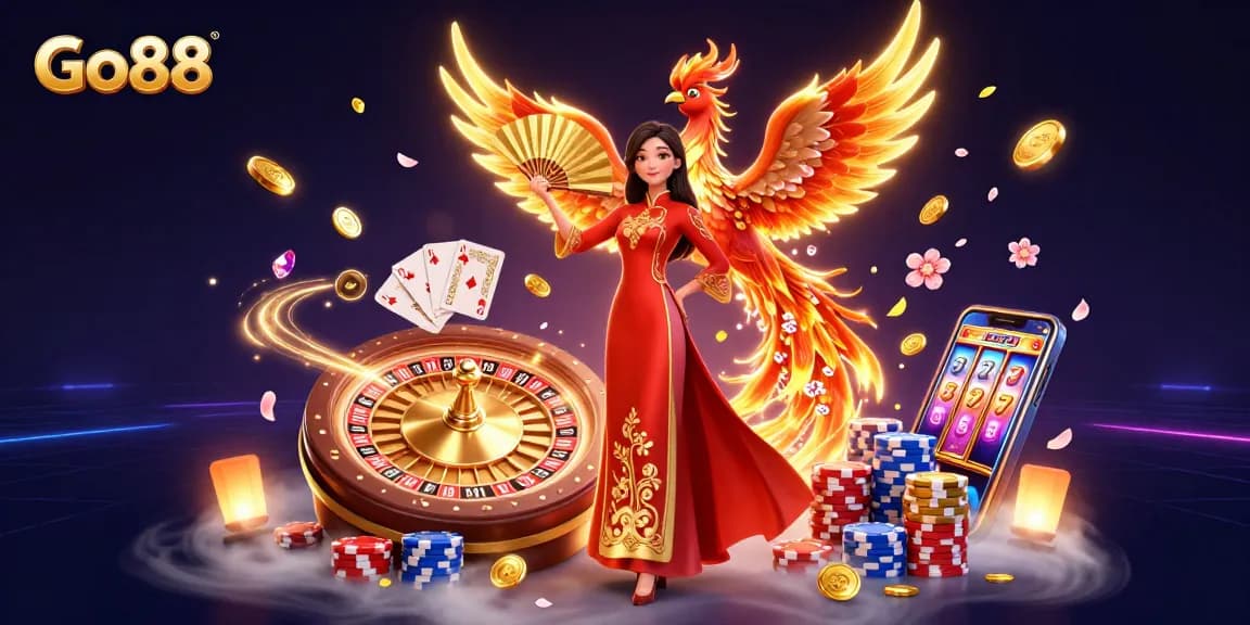 Win expansive rewards at Go88 with captivating online games, featuring vibrant 3D visuals and unique elements.
