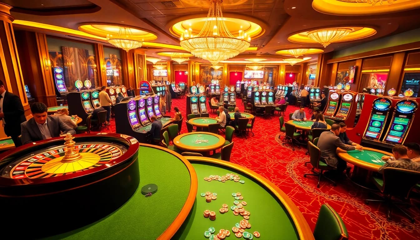 Excitement on display at 88CLB casino with players engaging in thrilling games.
