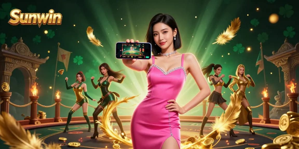 Experience exciting gaming action with Sunwin in a vibrant online casino environment.