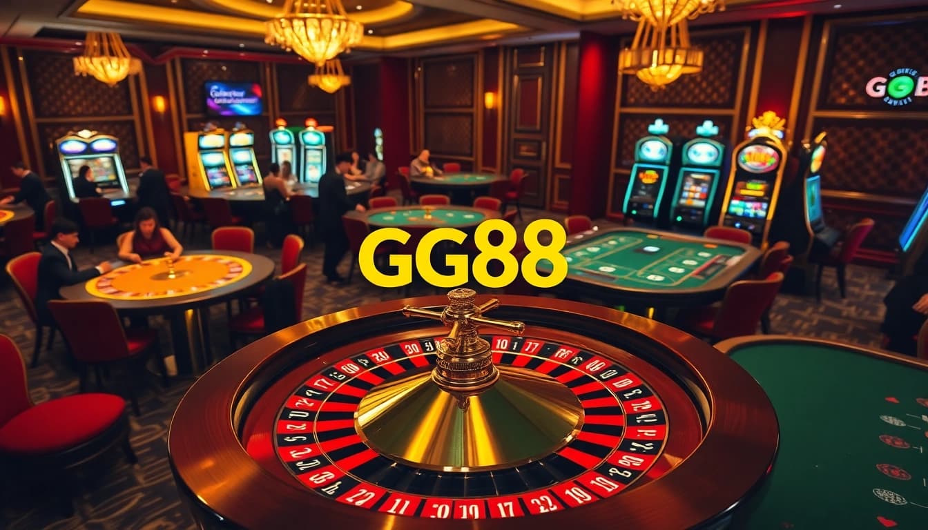 Experience high-stakes gameplay at GG88 with exciting casino tables and vibrant slot machines.