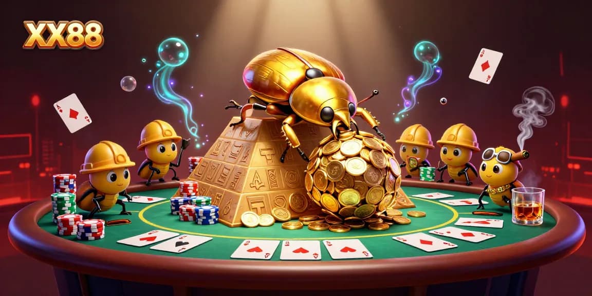 Experience thrilling gameplay at XX88 with vibrant 3D casino elements and exciting characters.