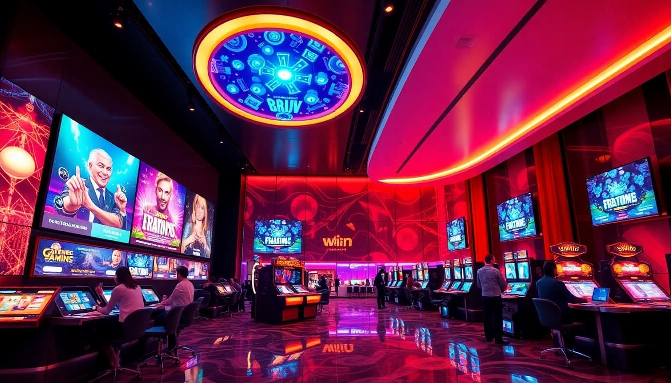 Experience the excitement of iwin's unique online casino gaming environment with vibrant visuals.