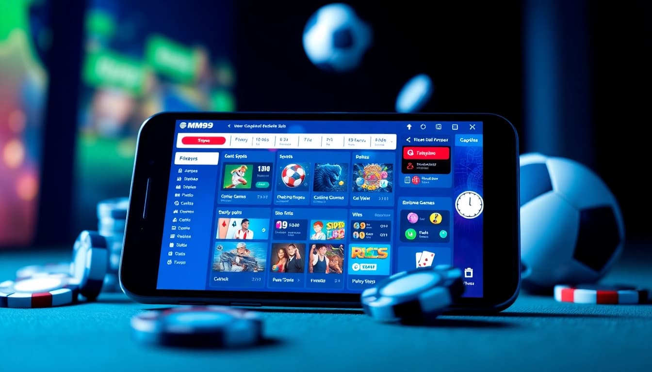 Experience MM99's modern and user-friendly online gambling platform with vibrant gaming options.
