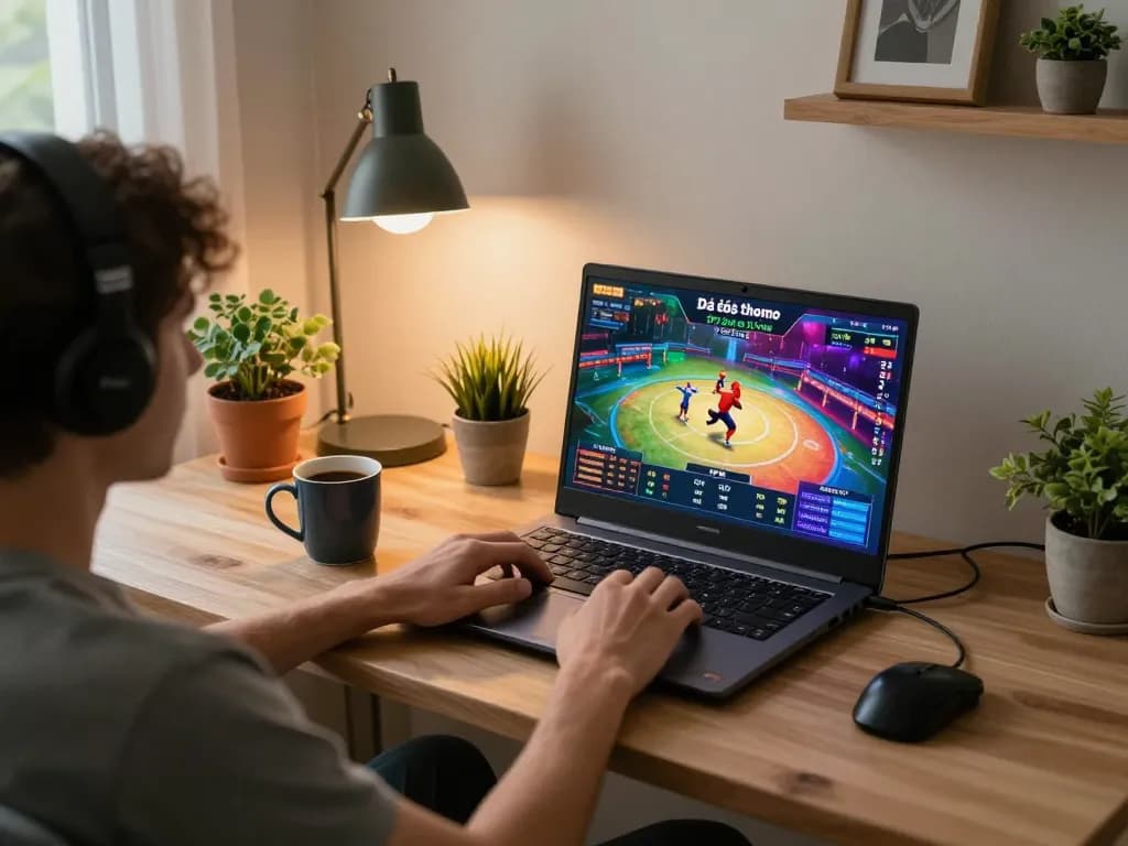 Experience the excitement of Đá gà thomo live streaming from your cozy home setup