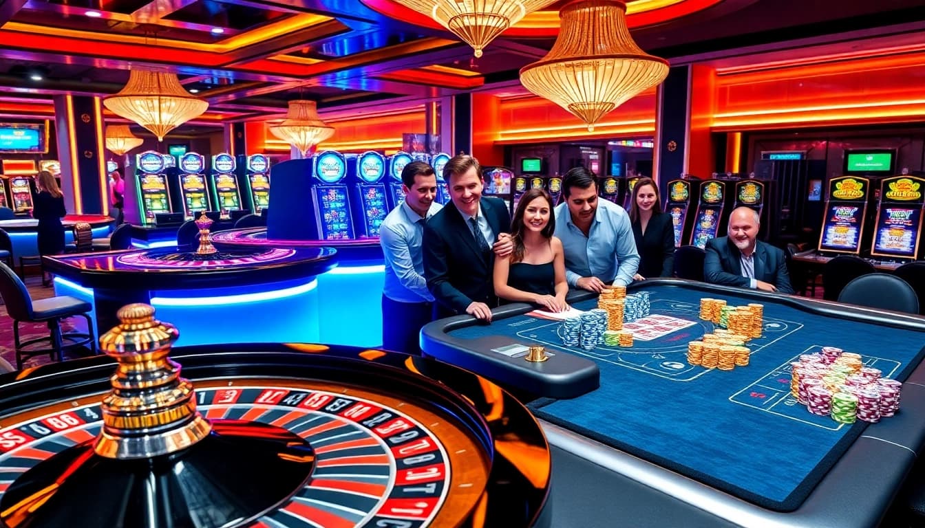 Players engaging with high-stakes poker at https://g28.tech/ casino, showcasing excitement and strategy.