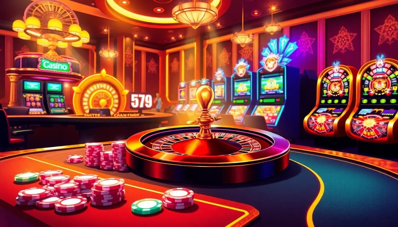 Join the excitement at https://jtg88.com/ with vibrant casino games featuring roulette and slot machines.