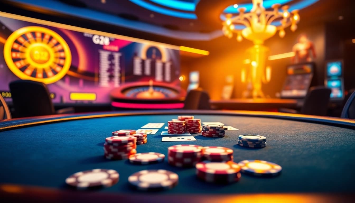 Experience thrilling gaming action at G28 online casino with vibrant tables and excitement.