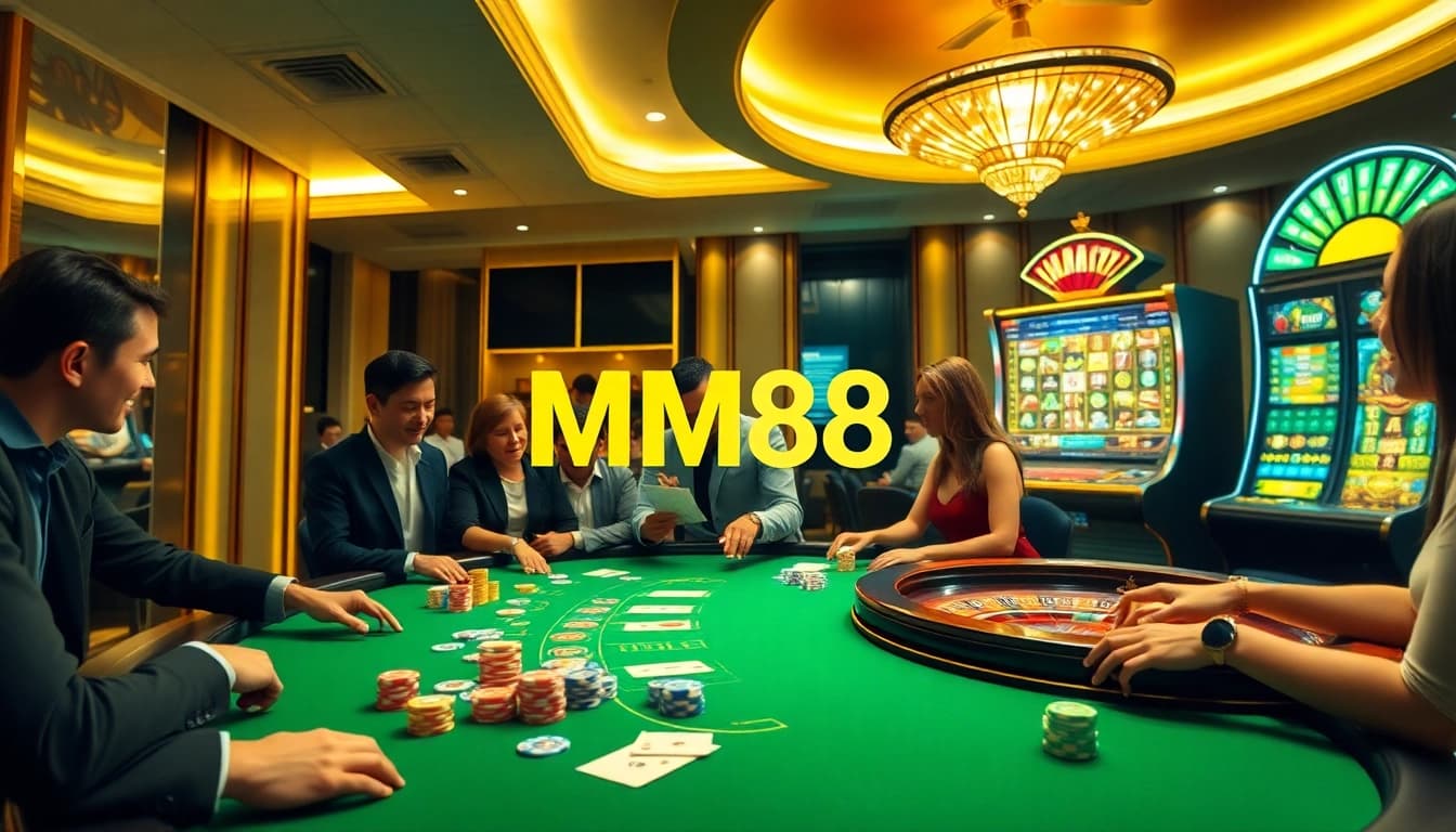Experience thrilling gameplay at MM88.day with vibrant casino elements and engaging players.