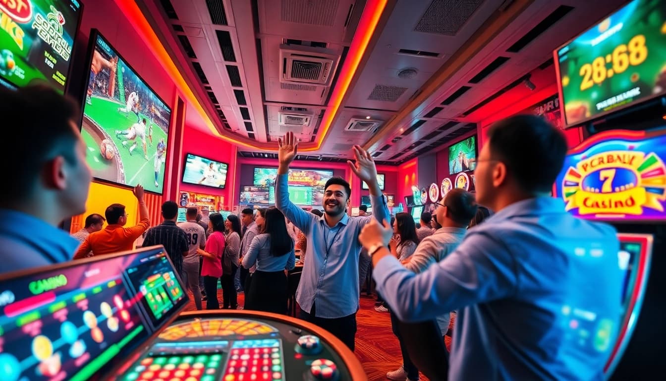 UU88's vibrant online casino showcasing gaming excitement and user engagement.