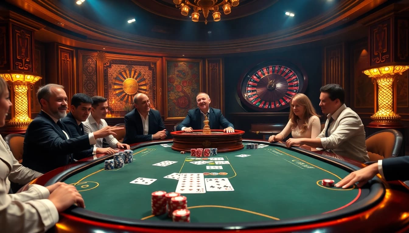 Join the excitement of Luckywin with thrilling poker games and vibrant casino atmosphere.