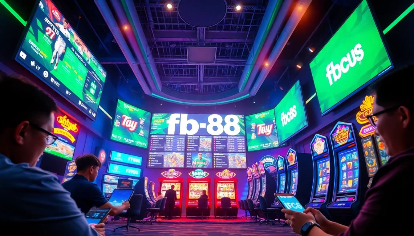 Dynamic online betting experience at fb88 with engaging games and vibrant interface.