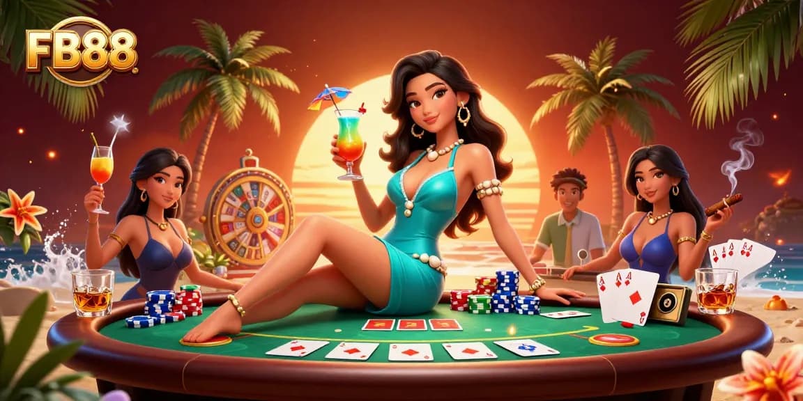 Experience dynamic gaming at FB88 with vivid casino elements and an inviting atmosphere.