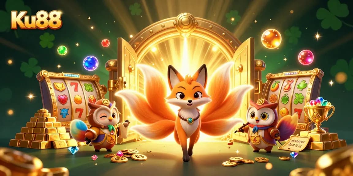 Experience slots excitement with Ku88’s magical nine-tailed fox and treasure vault, enhancing your gaming journey.