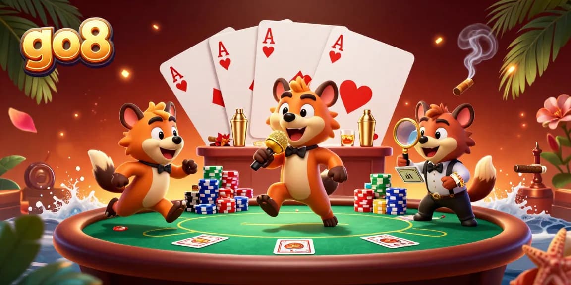 Experience the excitement of go8 with hyenas at a comedy casino club, featuring thrilling poker action.