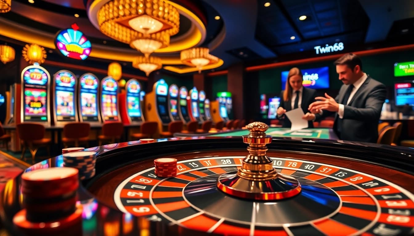 Experience the excitement of gambling at https://twin68.gr.com/ with a vibrant casino scene.