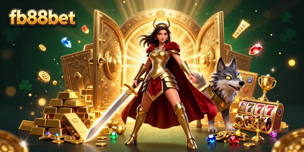 Engage in thrilling gameplay at fb88bet, with a warrior queen and magical treasures.