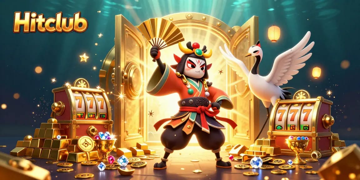Hitclub offers an immersive gaming experience with vibrant slot elements and rich treasures.
