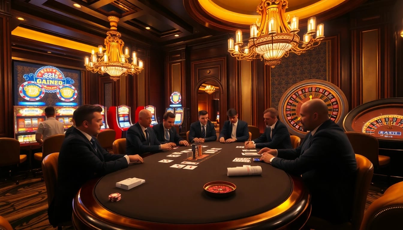 Experience the allure of sophisticated gambling with https://tr88.golf/ at an elegant casino poker table.