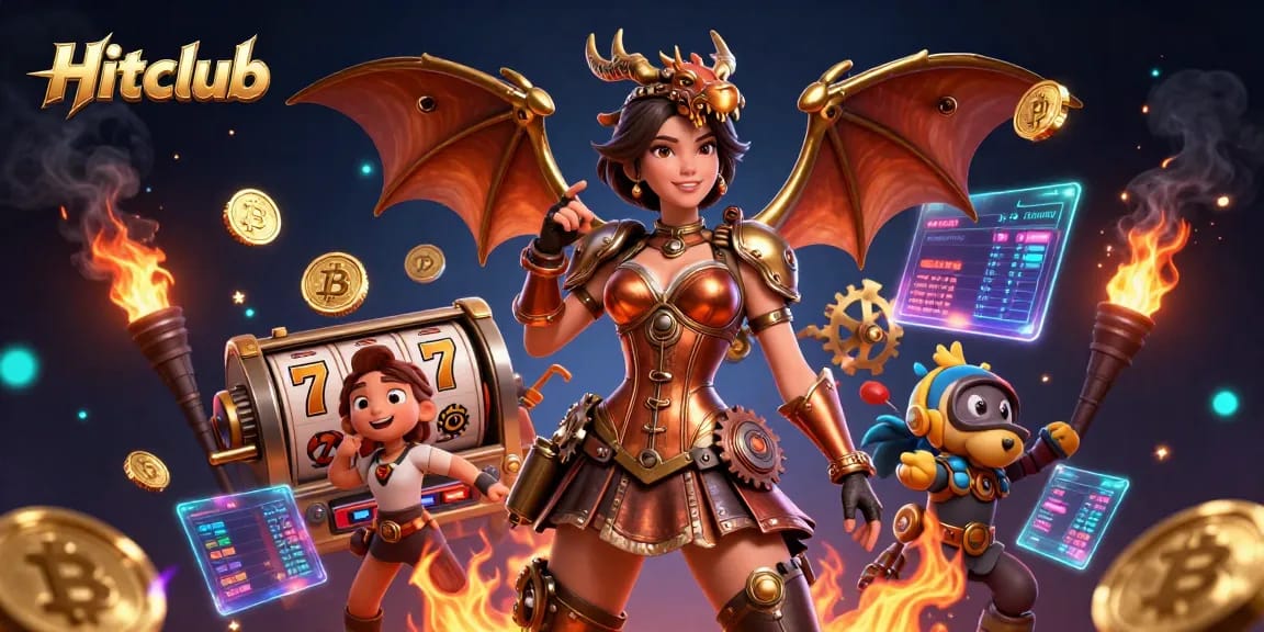 Join Hitclub to spin the reels and win jackpots in an immersive casino experience.