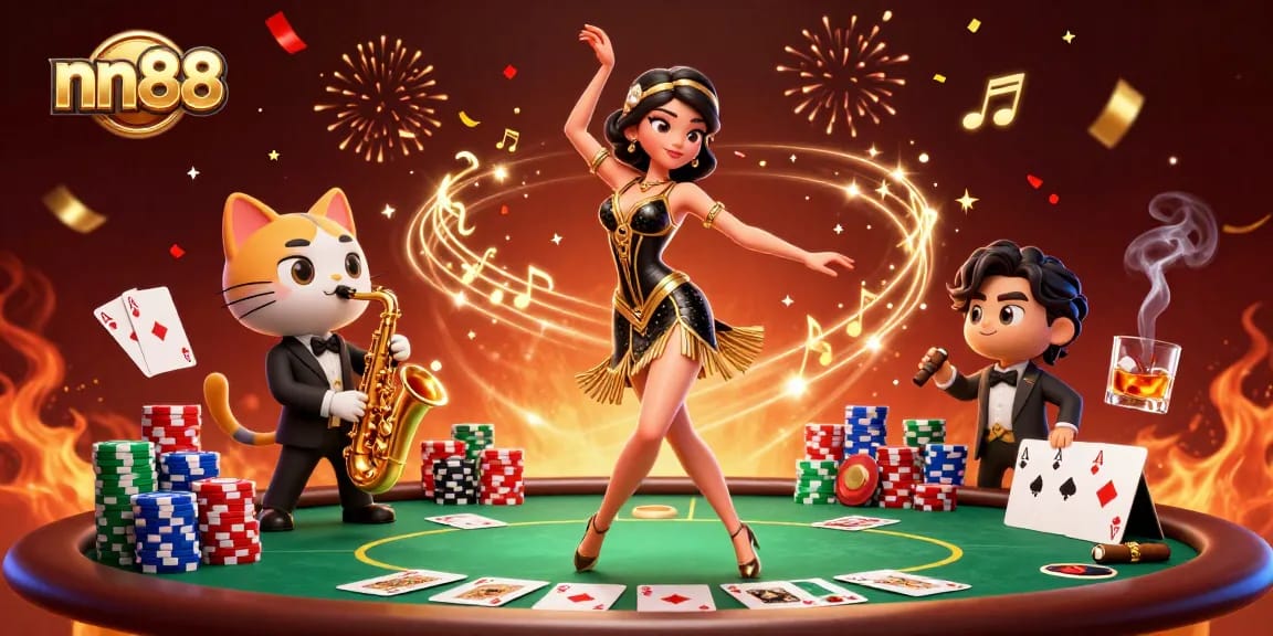Experience exciting gaming action with nn88 at the festive casino atmosphere!