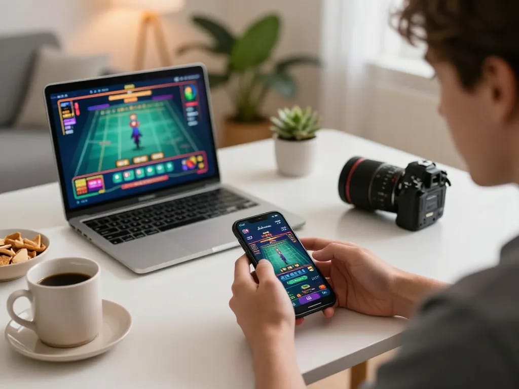 Engage with s666 through a vibrant online casino experience on a smartphone, showcasing responsible gaming at home
