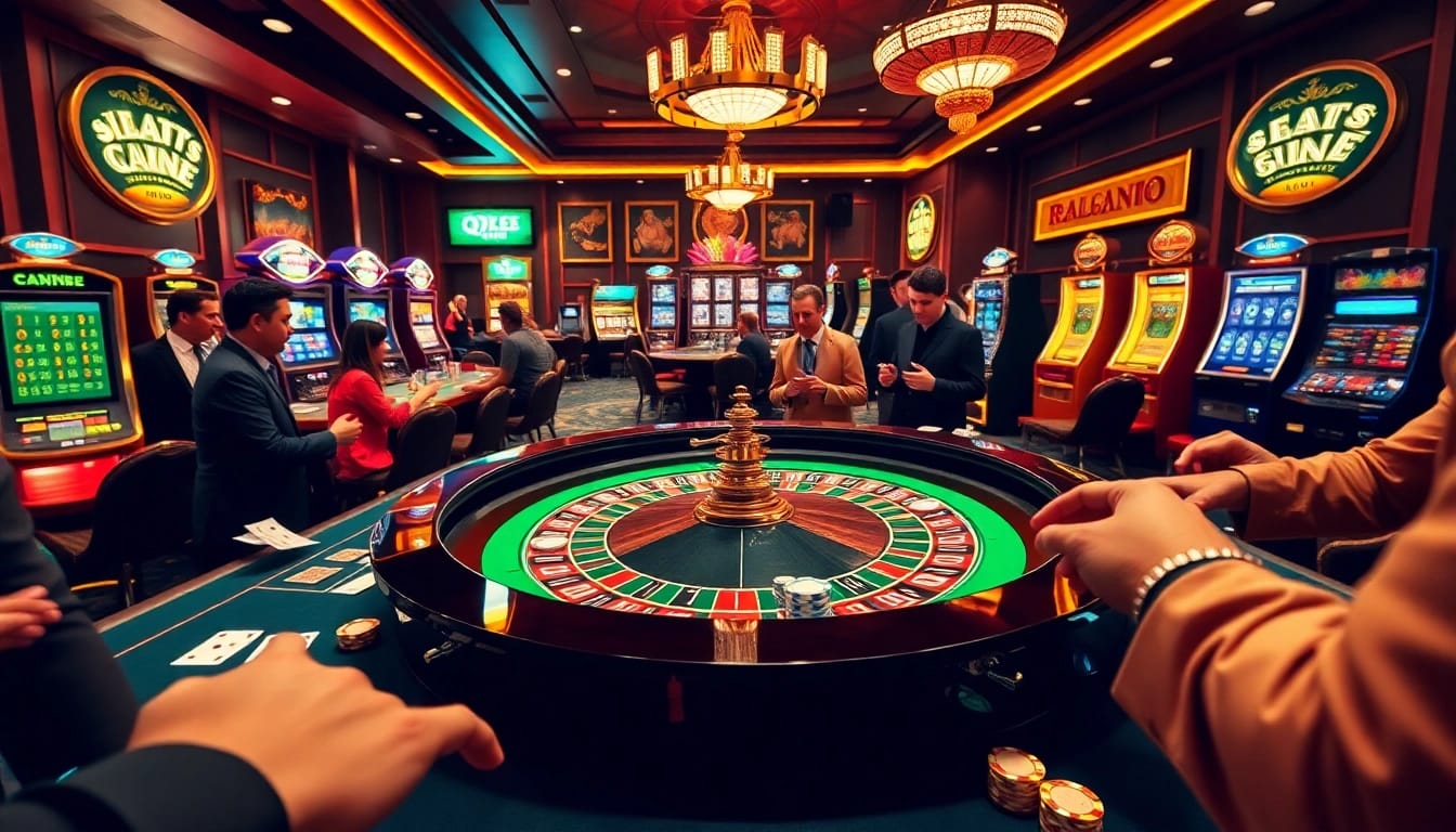 Excited players enjoy thrilling roulette action at QQ88 casino