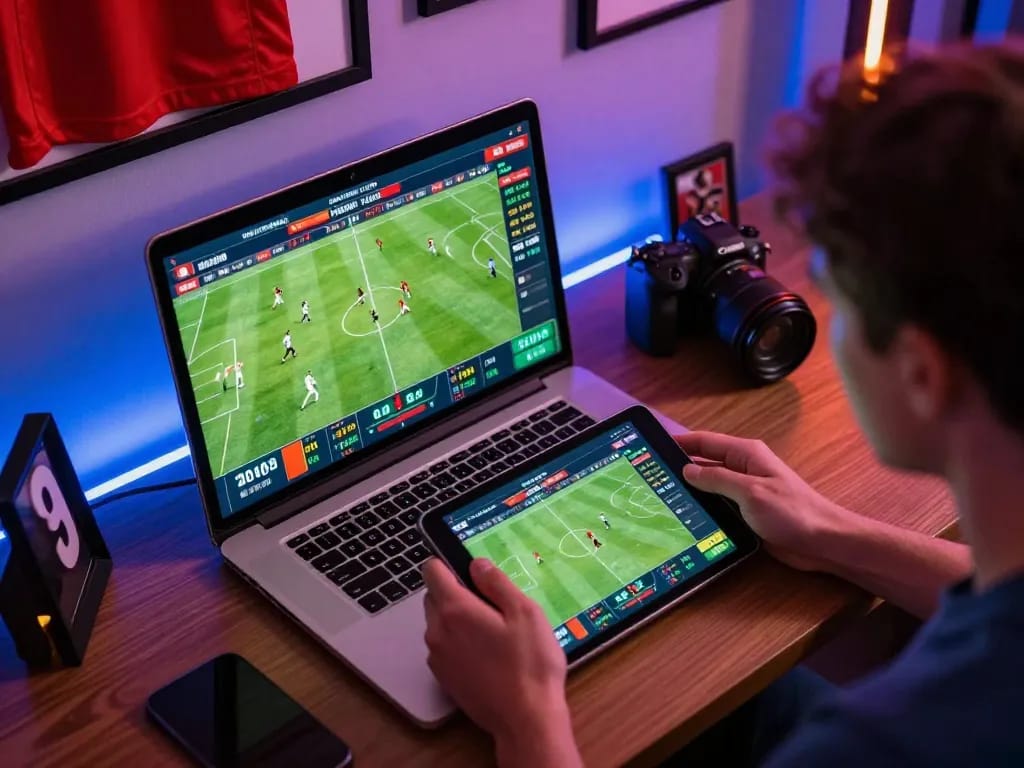 Bongdalu sports betting setup showcasing live betting excitement and dynamic odds