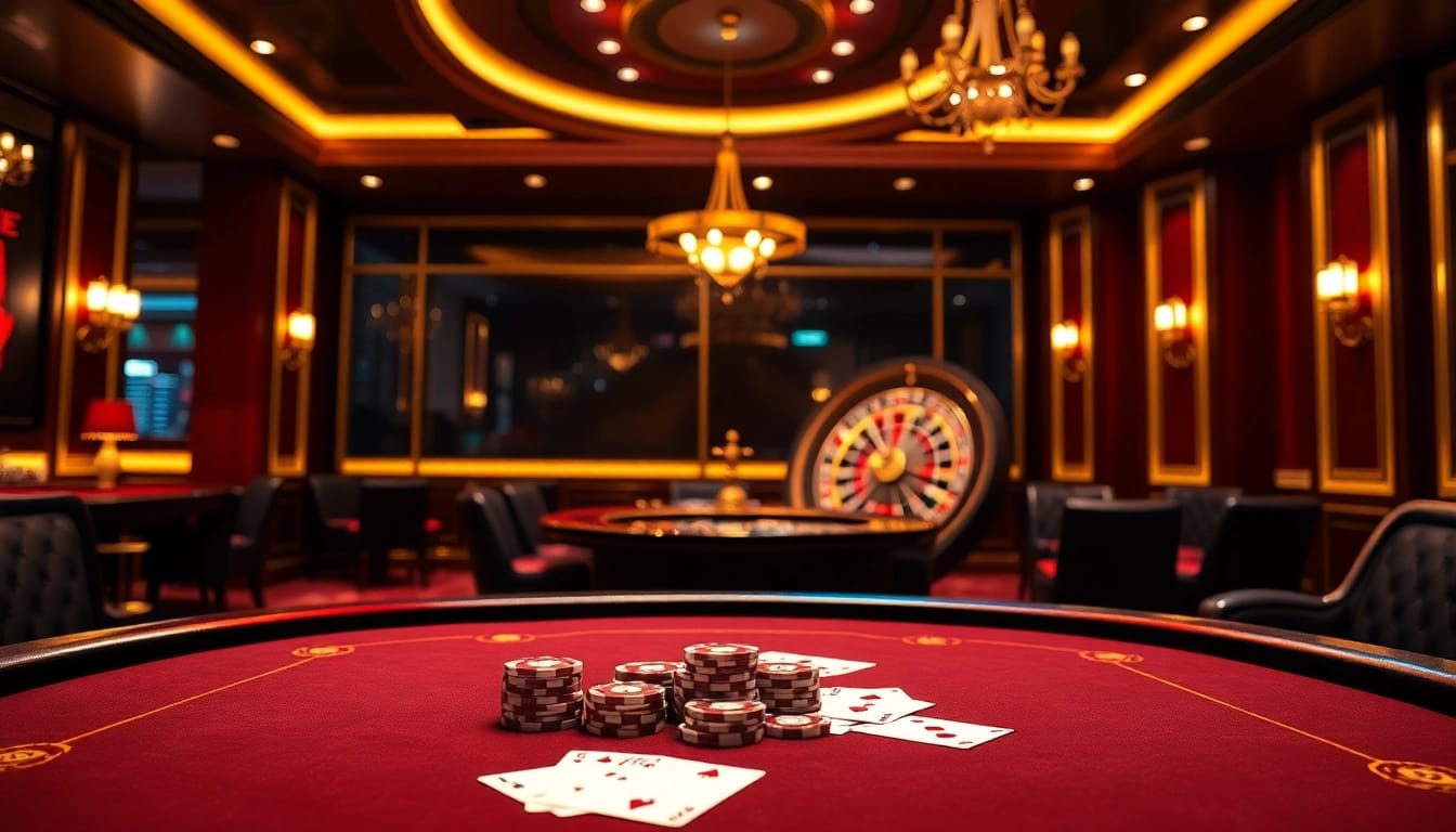 Engaging scene of online gambling at 88xx.co.com with poker chips and roulette.
