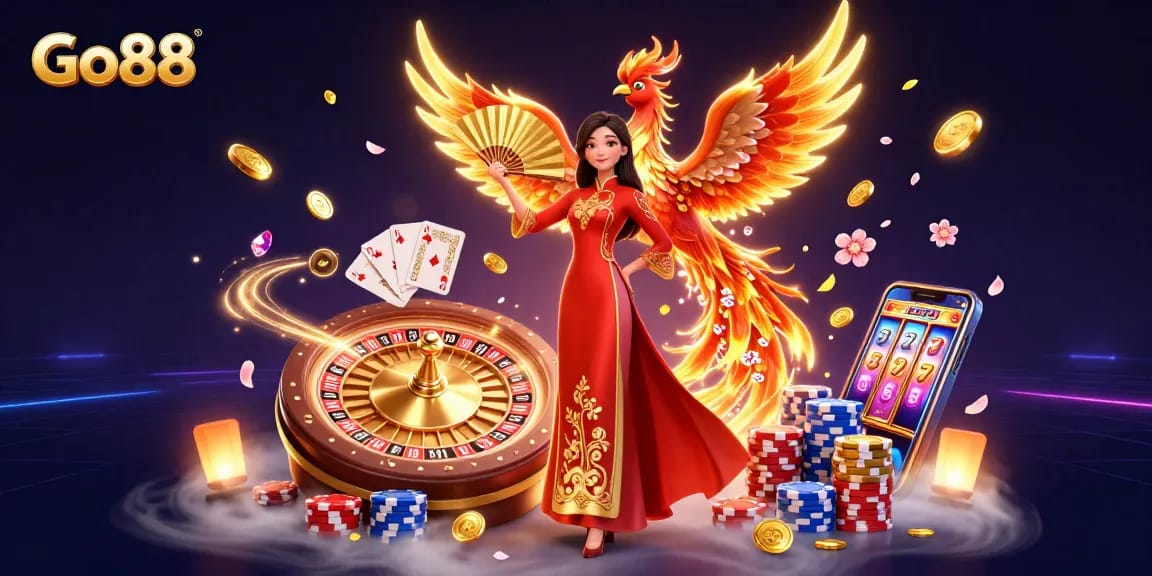 Win expansive rewards at Go88 with captivating online games, featuring vibrant 3D visuals and unique elements.