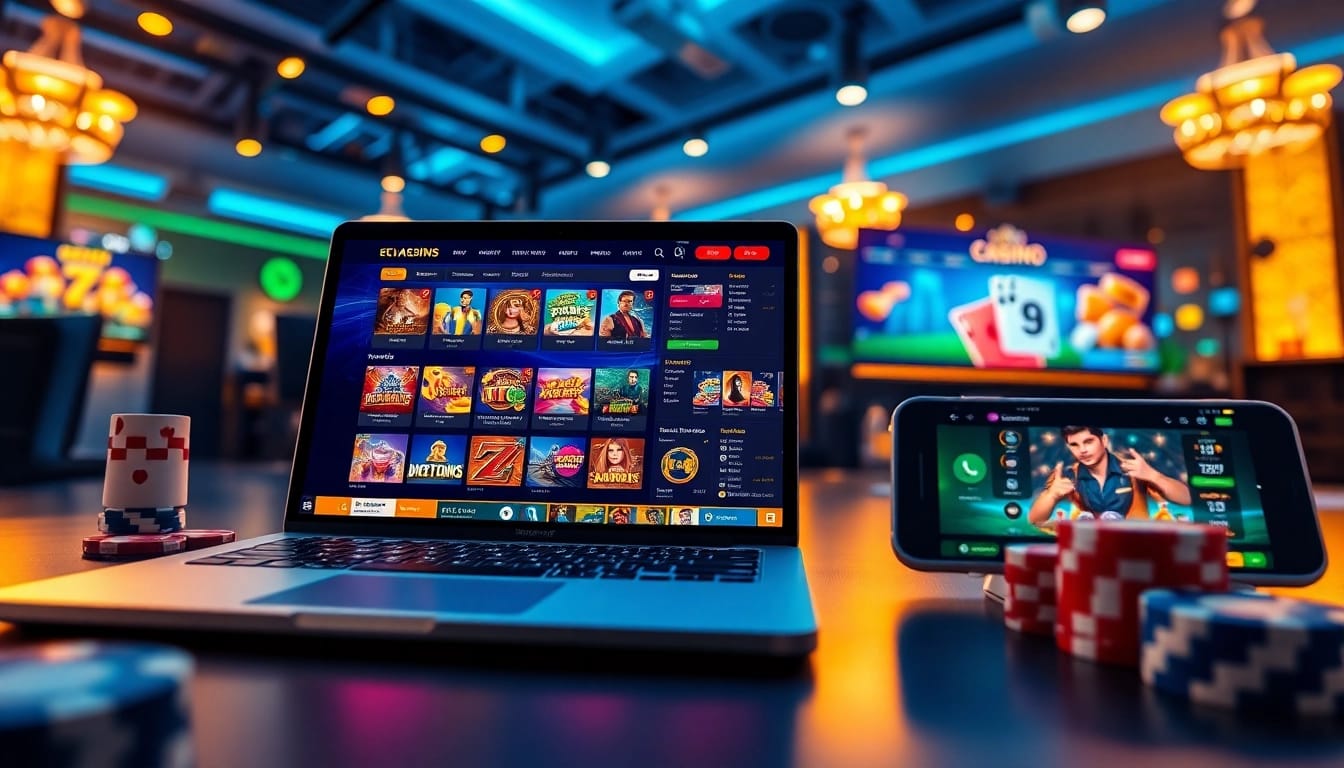Explore the vibrant online gambling interface of ev88win.live featuring casino games and sports betting.