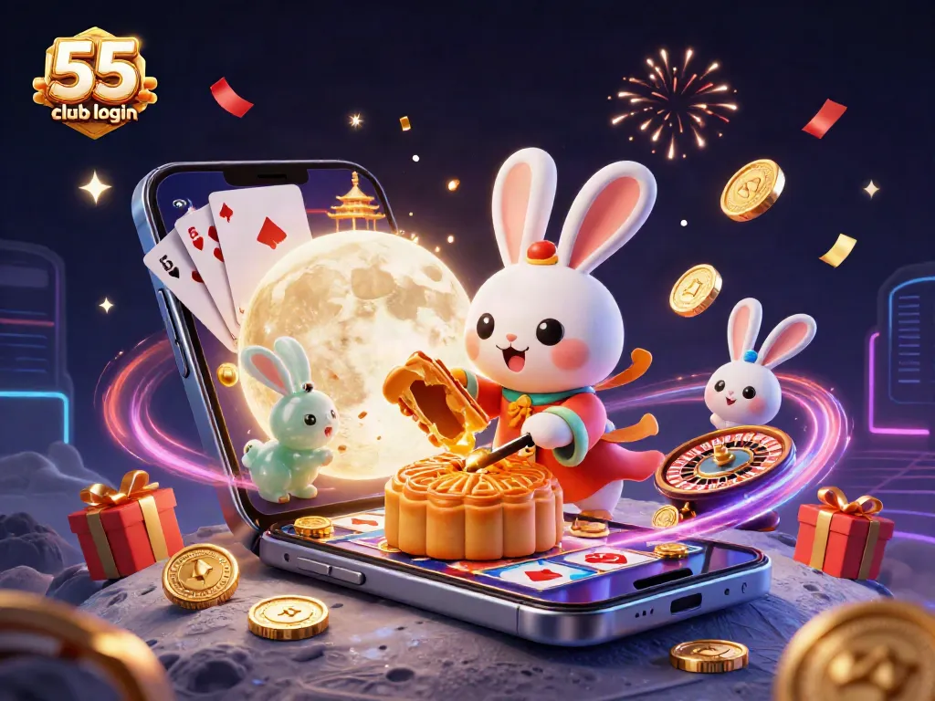 Experience seamless gaming with 55 club login as the moon rabbit unveils hidden poker rewards.