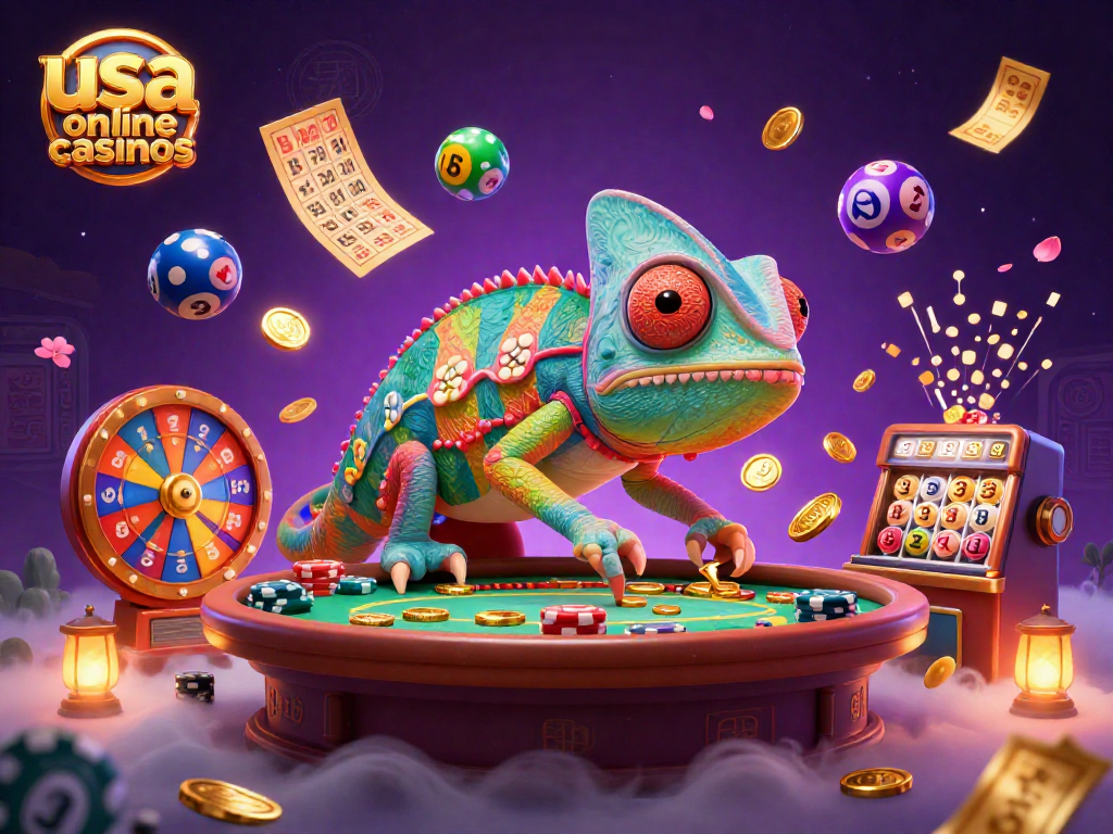 Experience excitement at usa online casinos with dynamic gambling elements and vibrant characters.
