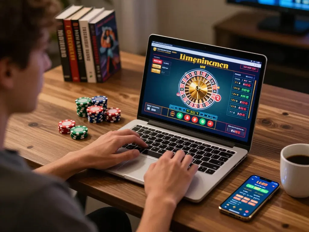 Engaging in live casino gameplay on LC88 win app, showcasing dynamic online betting atmosphere.
