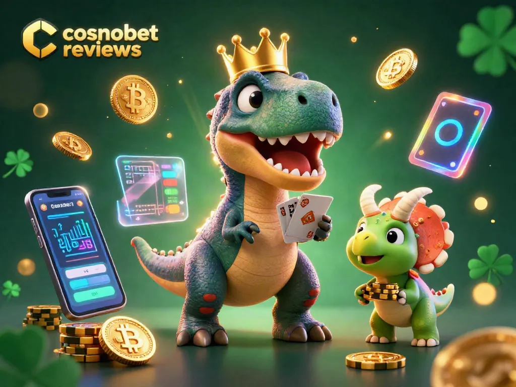Engage in thrilling gaming action as Cosmobet reviews showcases animated characters competing with cards and chips.
