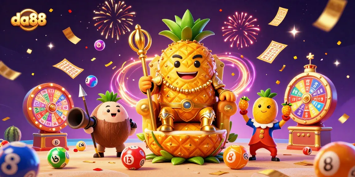 Experience the excitement of da88 with vibrant 3D characters and dynamic casino elements.