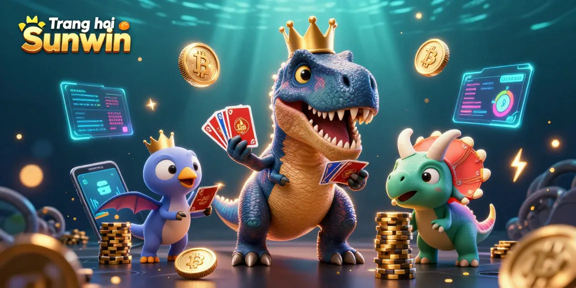 Engage in thrilling gameplay at Trang chủ Sunwin with friendly dinosaur characters and exciting casino elements.