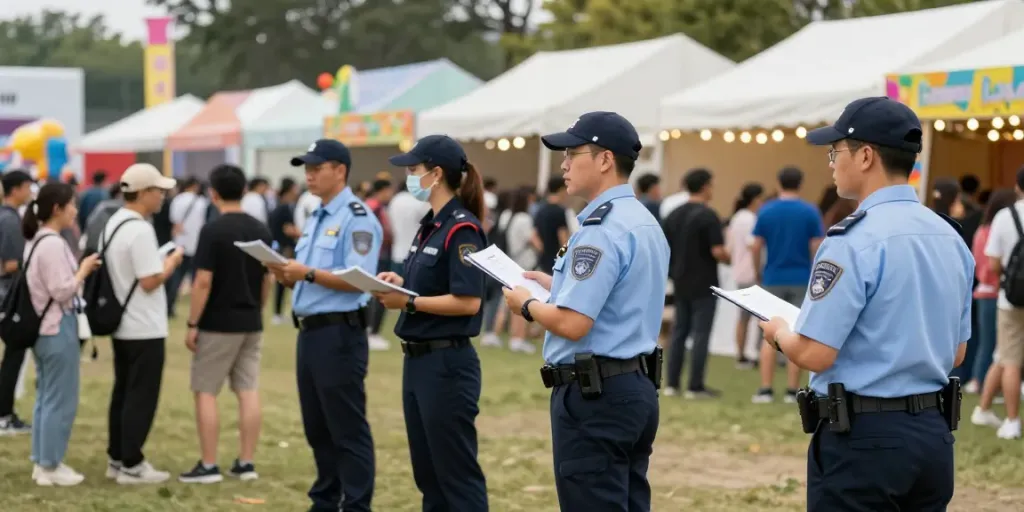 Event Security team providing trusted community service at a lively festival.