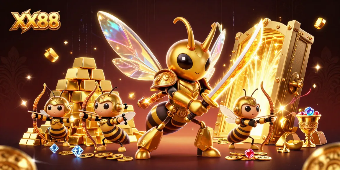 Engage with the exciting world of XX88, showcasing a vibrant 3D casino scene with captivating game elements.