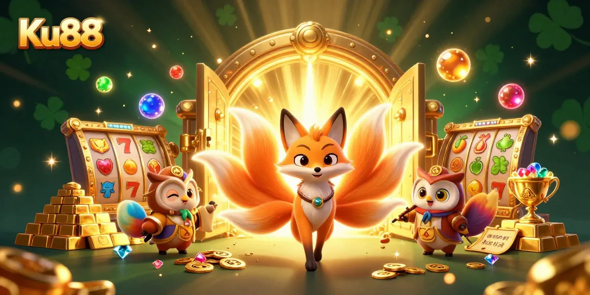 Experience slots excitement with Ku88’s magical nine-tailed fox and treasure vault, enhancing your gaming journey.