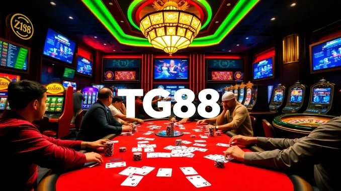 Experience the thrill of winning at TG88 with vibrant casino games and high-stakes poker action.