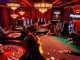 Experience the thrill of gambling at mb66.nyc with an elegant casino scene filled with action.