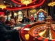 Players experiencing thrilling poker action at 789club in a luxurious casino setting.