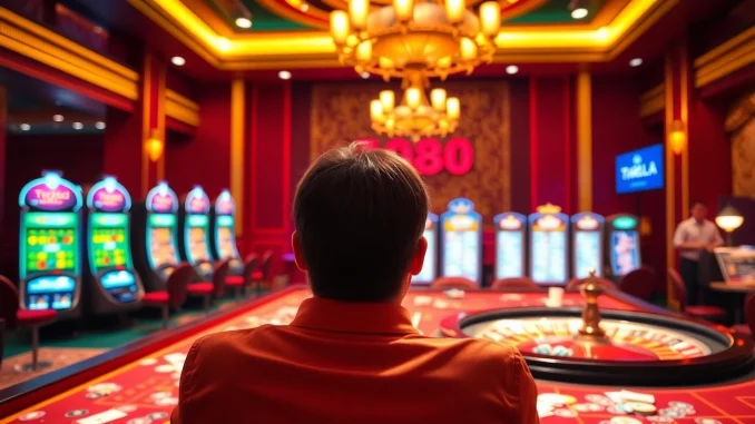 Experience thrilling gameplay at https://ta88.la/ with vibrant casino elements and exciting gambling action.