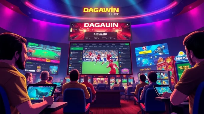 Experience the thrill of online betting with dagawin.live, featuring live cockfighting and casino games.