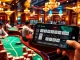 Engage in thrilling online gambling at https://nk88.horse/ showcasing poker chips and roulette wheels.
