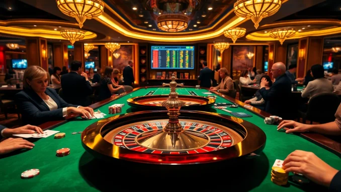 Experience the thrill of gaming at https://i9bet.space/ with a vibrant roulette table and exciting atmosphere.