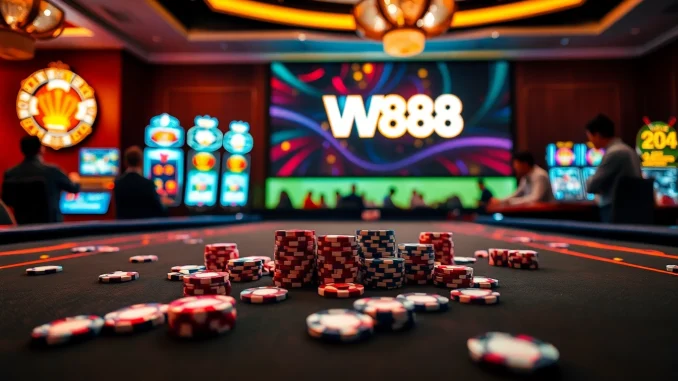 Experience thrilling online gaming action at ww88 with vibrant casino visuals and engaging gameplay.