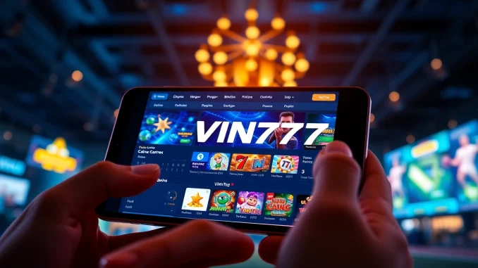 Experience the excitement of online betting with vin777.gb.net featuring diverse games and a vibrant interface.