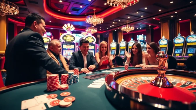 Engage with thrilling gameplay at https://bet88.talk/ featuring an elegant casino setup with poker chips and cards.