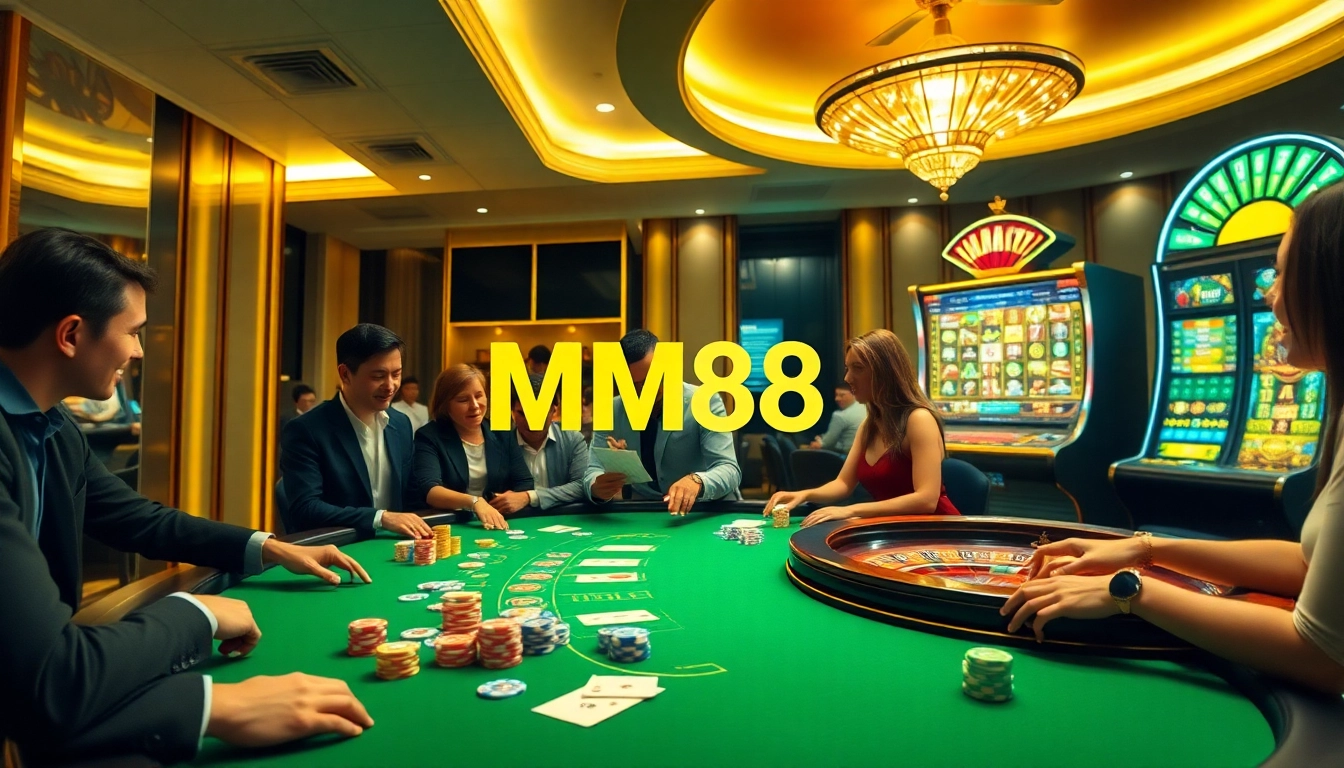 Experience thrilling gameplay at MM88.day with vibrant casino elements and engaging players.